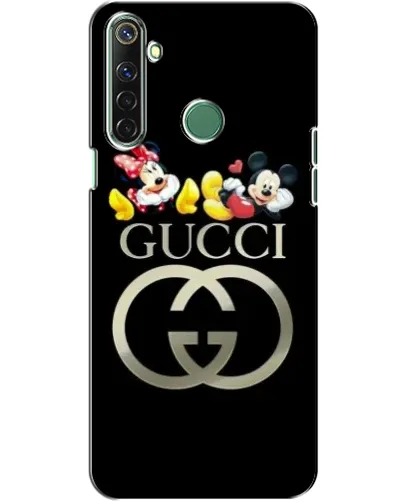 Чехол для Realme 6i с картинкой «Gucci — герои Disney»
