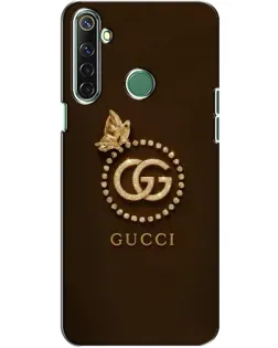 Чехол для Realme 6i с картинкой «Gucci — золотая бабочка»