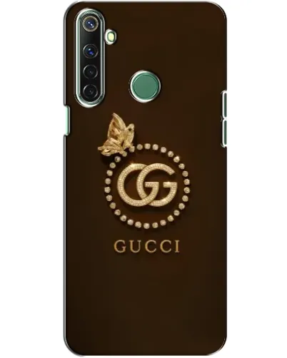 Чехол для Realme 6i с картинкой «Gucci — золотая бабочка»
