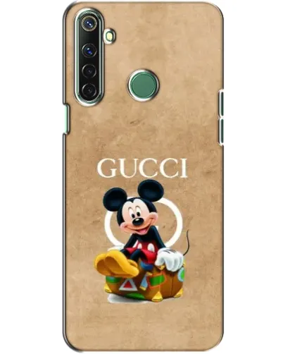 Чехол для Realme 6i с картинкой «Микки Маус Gucci — крафт»