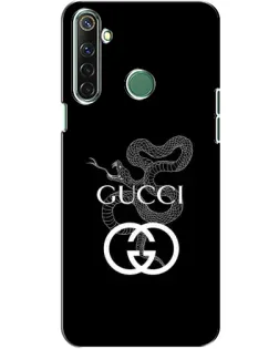 Чехол для Realme 6i с картинкой «Gucci — серебряная змея»