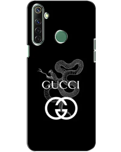 Чехол для Realme 6i с картинкой «Gucci — серебряная змея»