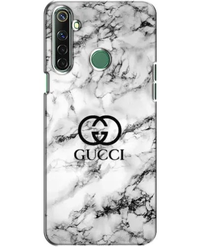 Чехол для Realme 6i с картинкой «Gucci — мраморный шик»