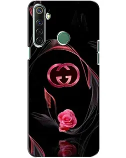 Чехол для Realme 6i с картинкой «Gucci — неоновая роза»