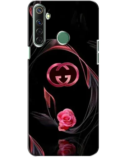 Чехол для Realme 6i с картинкой «Gucci — неоновая роза»