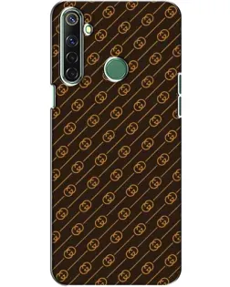 Чехол для Realme 6i с картинкой «Gucci — золотые диагонали»