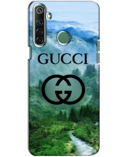 Чехол для Realme 6i с картинкой «Gucci — горный пейзаж»