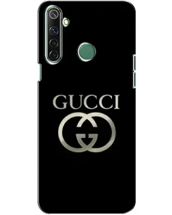 Чехол для Realme 6i с картинкой «Gucci — золото на черном»