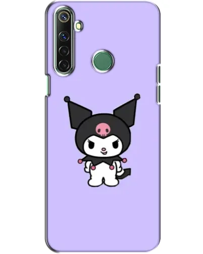 Чехол для Realme 6i с картинкой «Kuromi — нежный фиолетовый»