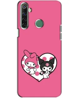 Чохол для Realme 6i з картинкою «Kuromi та My Melody» Чохол для Realme 6i з картинкою «Kuromi та My Melody»