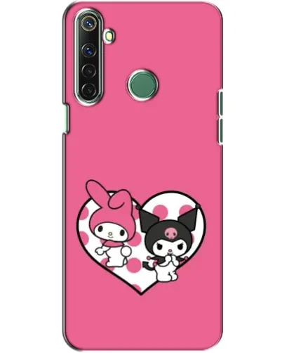 Чехол для Realme 6i с картинкой «Kuromi и My Melody»