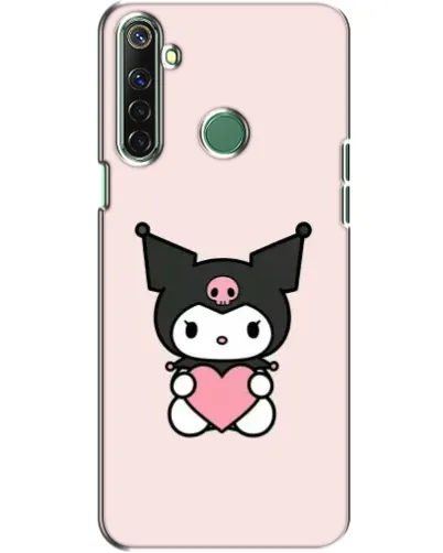 Чехол для Realme 6i с картинкой «Kuromi и сердце»