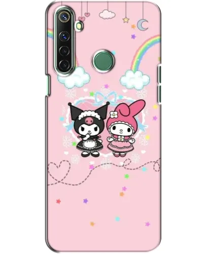Чехол для Realme 6i с картинкой «My Melody и Kuromi»