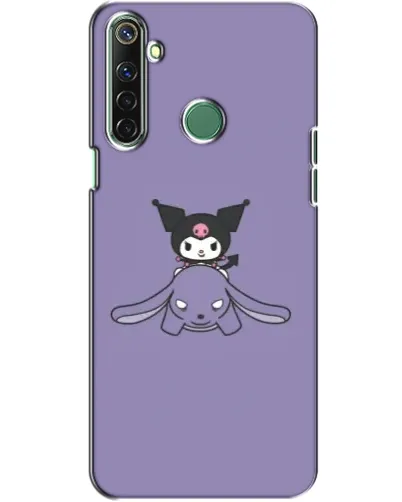 Чехол для Realme 6i с картинкой «Kuromi на лиловом фоне»