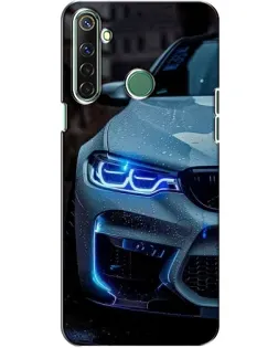 Чохол для Realme 6i з картинкою «Погляд BMW з синіми фарами» Чохол для Realme 6i з картинкою «Погляд BMW з синіми фарами»