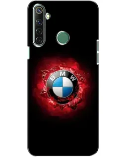 Чехол для Realme 6i с картинкой «Логотип BMW — вспышка»