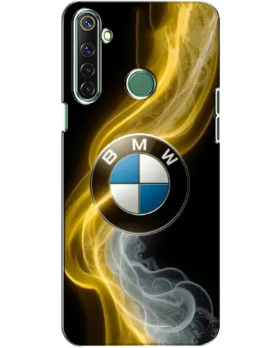 Чехол для Realme 6i с картинкой «Золотистый дым BMW»