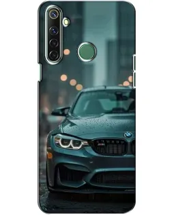 Чехол для Realme 6i с картинкой «BMW в огнях города»