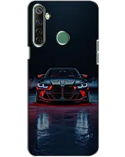 Чехол для Realme 6i с картинкой «BMW на мокрой дороге»