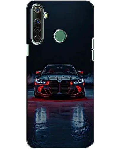Чехол для Realme 6i с картинкой «BMW на мокрой дороге»