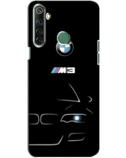 Чехол для Realme 6i с картинкой «Минималистичный принт BMW M3»
