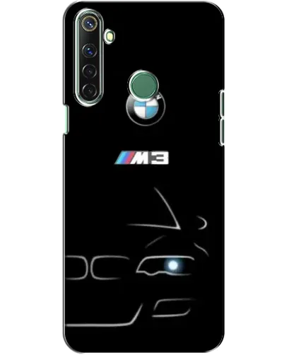 Чехол для Realme 6i с картинкой «Минималистичный принт BMW M3»