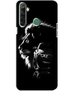 Чехол для Realme 6i с картинкой «BMW и лев»