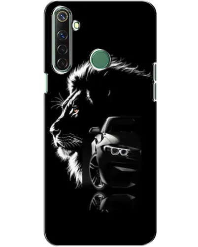Чехол для Realme 6i с картинкой «BMW и лев»