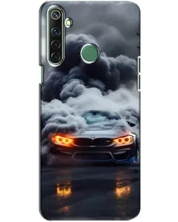 Чехол для Realme 6i с картинкой «BMW в дыму»