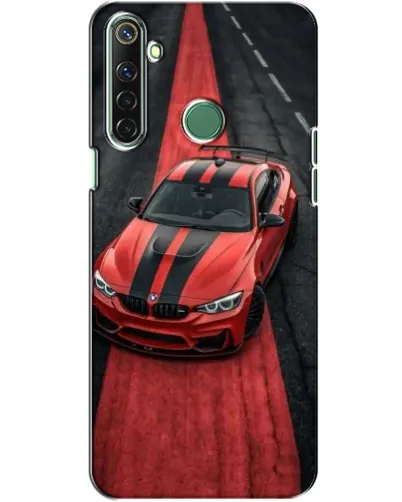Чехол для Realme 6i с картинкой «BMW на красной дорожке»