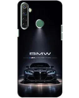 Чехол для Realme 6i с картинкой «BMW сквозь ночной город»