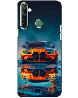 Чехол для Realme 6i с картинкой «BMW — золотая эмблема»