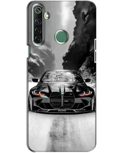 Чехол для Realme 6i с картинкой «BMW — акварельный дрифт»