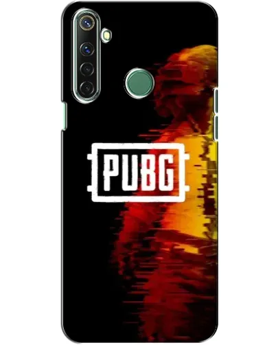 Чехол для Realme 6i с картинкой «Яркий логотип PUBG»
