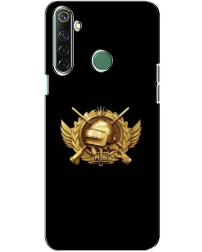 Чехол для Realme 6i с картинкой «PUBG — оранжевый градиент»