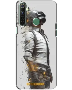 Чехол для Realme 6i с картинкой «PUBG — боец в пыли»