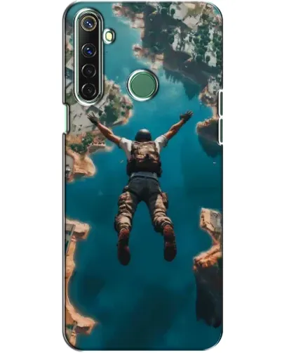 Чехол для Realme 6i с картинкой «PUBG — свободное падение»