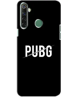Чехол для Realme 6i с картинкой «PUBG — белый логотип»