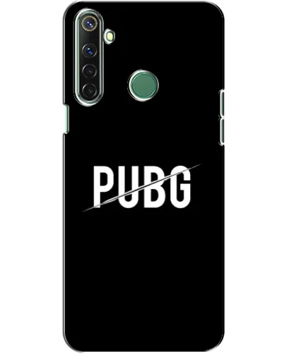 Чехол для Realme 6i с картинкой «PUBG — белый логотип»