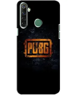 Чехол для Realme 6i с картинкой «PUBG — золотой логотип»