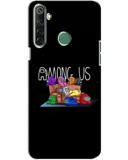 Чехол для Realme 6i с картинкой «Логотип Among Us» Чехол для Realme 6i с картинкой «Логотип Among Us»