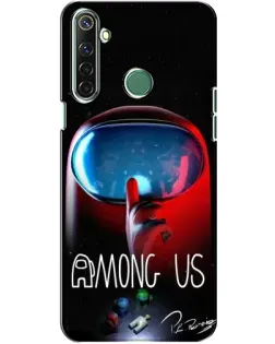 Чохол для Realme 6i з картинкою «Червоний імпостер — макро» Чохол для Realme 6i з картинкою «Червоний імпостер — макро»