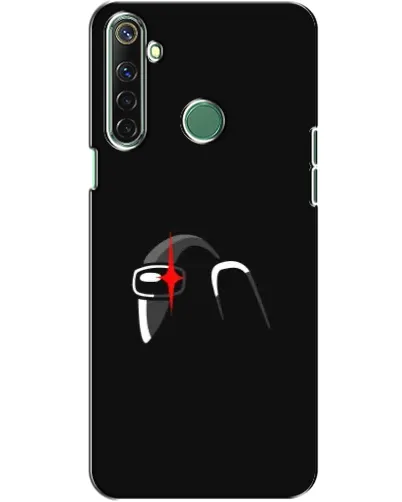 Чехол для Realme 6i с картинкой «Among Us шлем»
