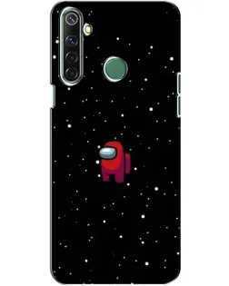 Чехол для Realme 6i с картинкой «Красный Among Us»