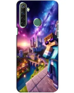 Чехол для Realme 6i с картинкой «Стив и космос»