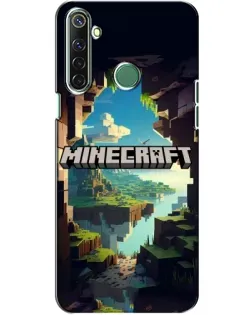 Чехол для Realme 6i с картинкой «Пещера Майнкрафт»