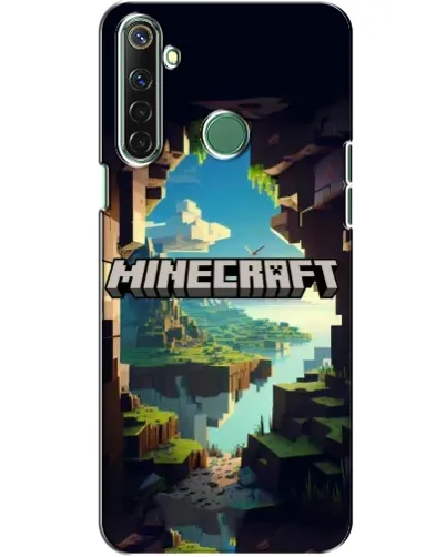 Чехол для Realme 6i с картинкой «Пещера Майнкрафт»