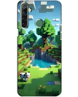 Чехол для Realme 6i с картинкой «Minecraft летний день»