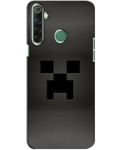 Чехол для Realme 6i с картинкой «Черный крипер градиент»