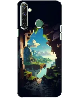 Чехол для Realme 6i с картинкой «Вид из пещеры»